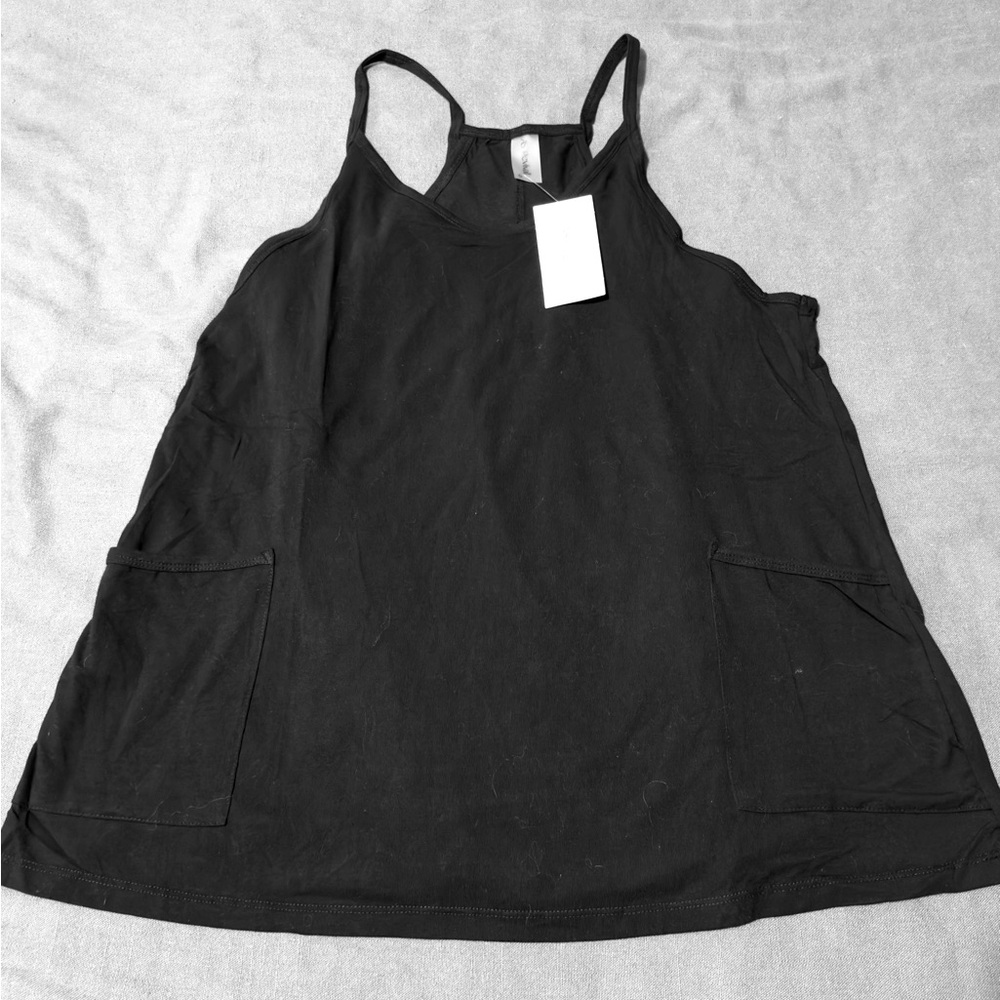 Altar'd State Black Mini Dress with Pockets
